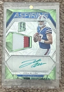 JOSH ALLEN 2018 Panini Spectra RC Aspiring ROOKIE PATCH AUTO NEON GREEN #/25 RPA - Picture 1 of 7