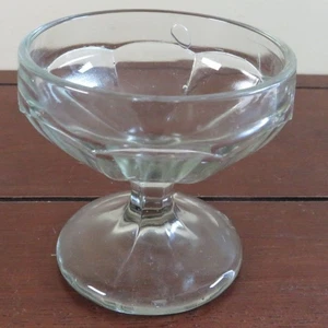 Vintage Federal Glass Co. Colonial Panel Dessertteller mit Fuß - Bild 1 von 5