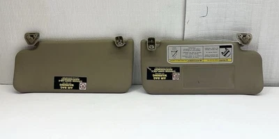 1997-2004 Nissan Pathfinder Infiniti QX4 Driver & Passenger Side Sun Visor Vinyl - Image 1 of 4