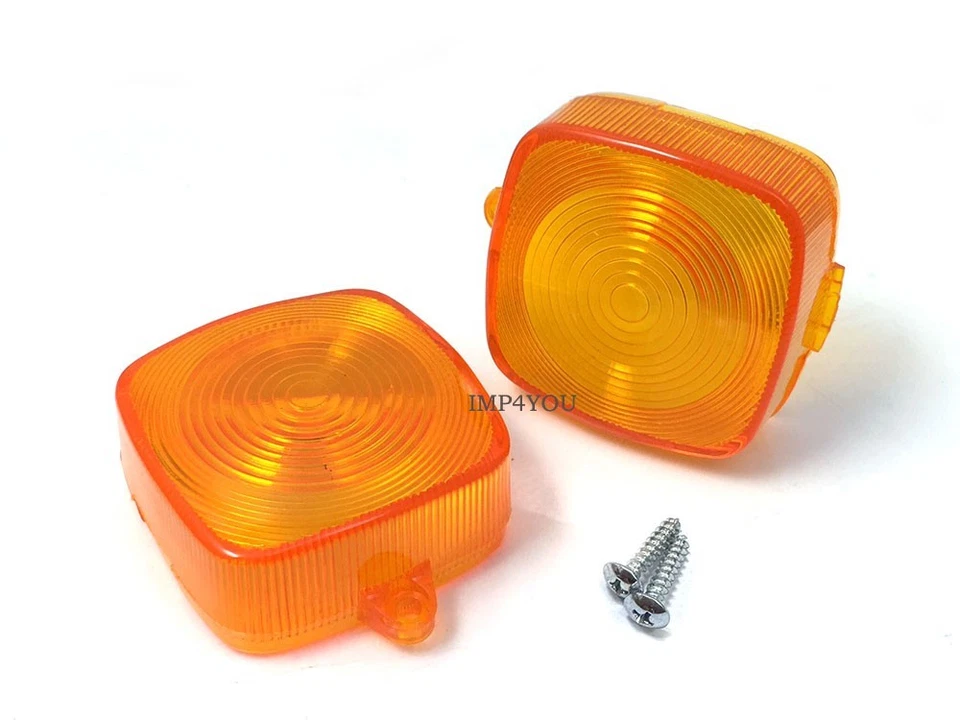 2X Turn signal indicator Winker lens for Honda Trail CT70 CT110 XL200R NS50F MB5 - Image 1 of 1