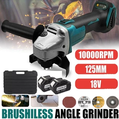 Cordless 4-1/2 Power Angle Grinder for Makita 18V Max Battery Brushless 9000 RPM - Image 1 of 4