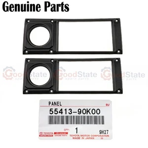 Genuine LandCruiser HZJ77 HZJ76 HZJ75 HZJ74 Dash Radio Surround Panel Set x2 - Picture 1 of 5