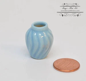 1:12 Dollhouse Miniature Ceramic Vase HMN 1435 - Picture 1 of 4