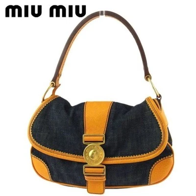 MIU MIU Archive Denim Shoulder Bag JAPAN - Image 1 of 4