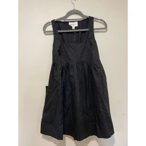 NWT Pomander Place Sleeveless Square Neck A-Line Mini Dress Black Womens Size XS - Picture 1 of 3