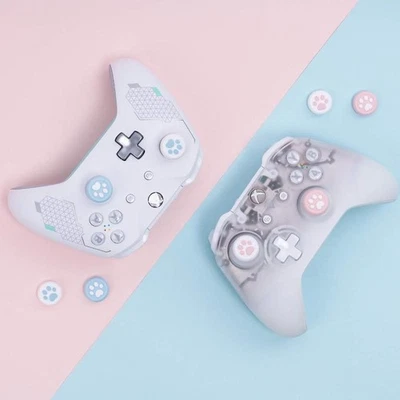 4PCS Thumbsticks Cover Set for Xbox One Controller GeekShare Cat Paw Thumb Grips - Image 1 of 4
