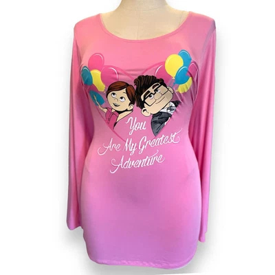 Torrid Disney Super Soft Pixar UP Película Gran Aventura Globo Hi Lo Top 2X  Foto 1 de 2