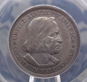 1893 Commemorative *COLUMBIAN EXPO* Silver Half Dollar 50c ANACS MS62 #564 ECC&C - Picture 1 of 5