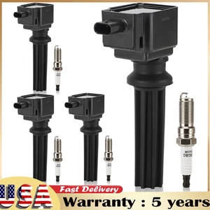 For 2.0L L4 Ford Edge Escape Explorer Focus Taurus 4 Ignition Coil & Spark Plug - Bild 1 von 15