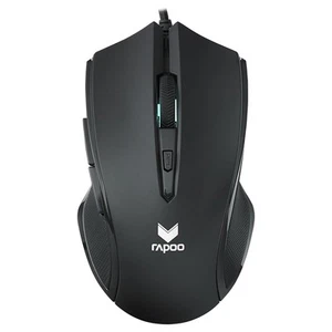 RAPOO V20S LED Optical Gaming Mouse Black - Up to 3000dpi 16m Colour 5 Programma - Picture 1 of 4