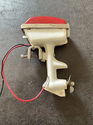 De colección Mermaid Stream Line Batería Fueraborda Barco Motor Japón Juguete Foto 1 de 4