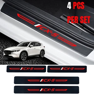 Per Mazda Cx5 CX-5 Protezione Adesivo Antigraffio Piastra Porta Auto 4pz - Foto 1 di 4