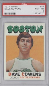 1971-72 Topps Dave Cowens #47 PSA 8 Rookie RC HOF