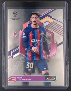 Gavi BARCELONA 2022-23 Topps Finest UEFA Base - Picture 1 of 2