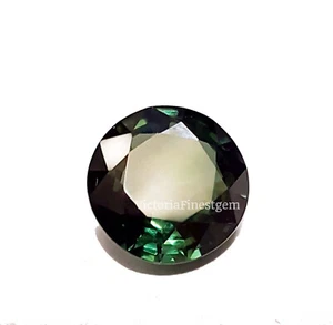 Piedra preciosa suelta de zafiro verde oscuro profundo natural de 8,80 quilates - Imagen 1 de 9