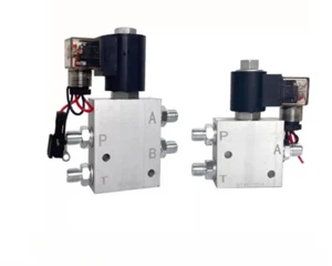 Electroválvula hidráulica conector cambio rápido excavadora 1 pieza 12V y 24V - Imagen 1 de 11