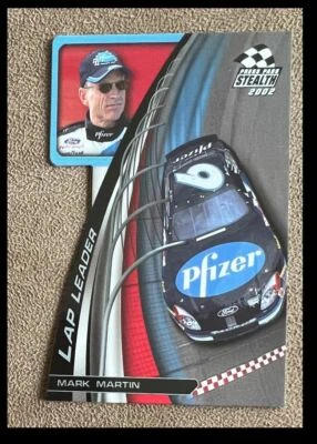 2002 Press Pass Stealth Lap Leader Mark Martin #LL18 NASCAR Racing - Image 1 of 2