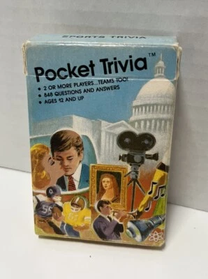 Tarjetas de trivia de bolsillo 1984 de colección - Deportes - Royal Caribbean Cruise Line - ¡Completas! Foto 1 de 4