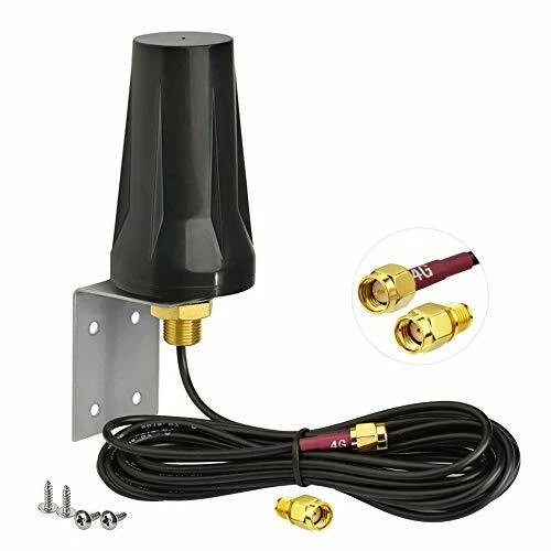 Bingfu Antenna 4G LTE SMA Maschio Impermeabile per Montaggio a Parete Esterna 5d - Immagine 1 di 1