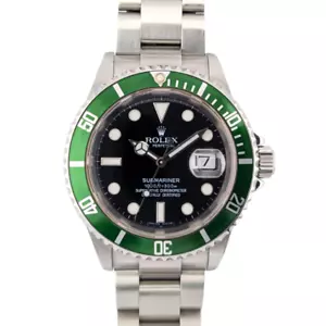 Rolex 16610LV Submariner Date Kermit 40mm 2007 Z Serial Box & Papers - Picture 1 of 10