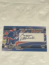 2013-14 Morgan Klimchuk ITG In The Game Heroes & Prospects Rookie Auto - Flames