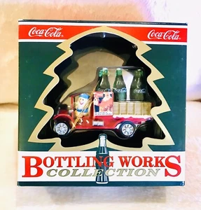 Enesco: Delivery For Santa - Coca-Cola - Bottling Works - Holiday Ornament - Picture 1 of 8