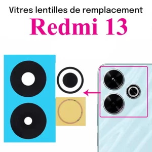 Pour Xiaomi Redmi 13 4G Vitre Lentille Camera Arrière Lens Glass de Remplacement - Imagen 1 de 1