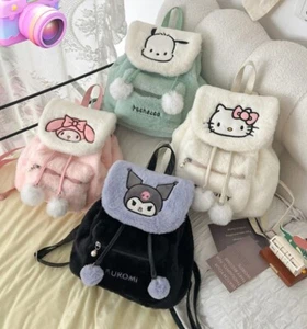 Backpack Y2K KT cat Plush Schoolbag Bag Student School B - Picture 1 of 18