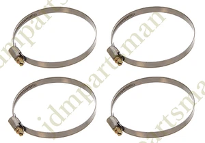 Pack of 4 Narrow Band 9mm Steel Hose Clamp 90-110mm Made in Germany HC90-110/9 - Picture 1 of 1