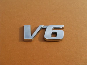 96 97 98 99 00 01 02 TOYOTA 4RUNNER V6 REAR CHROME EMBLEM LOGO BADGE SIGN A45590 - Bild 1 von 3