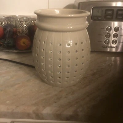 YANKEE CANDLE PIEZA PERFUMADA GRANDE CON TEMPORIZADOR FÁCIL FUSIÓN TAZA CALENTADOR GRIS NUEVO SIN CAJA Foto 1 de 4