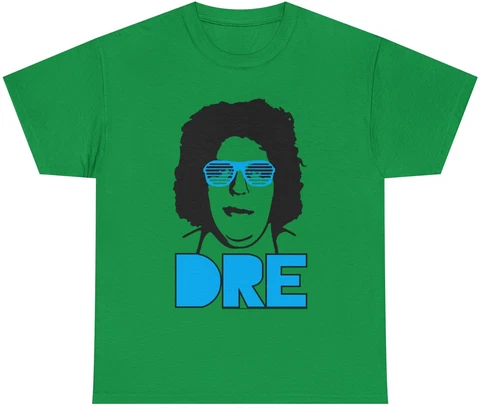 Andre the Giant DRE WWE Mens Green T-shirt Cover