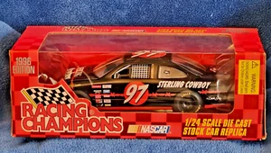 CHAD LITTLE #97 STERLING COWBOY NASCAR 1/24TH RACING CHAMPIONS STOCK CAR - Imagen 1 de 2