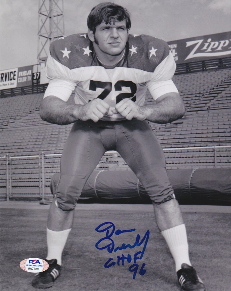 DAN DIERDORF Signed Autographed Auto 8x10 Photo Picture Michigan Wolverines PSA - Image 1 of 1