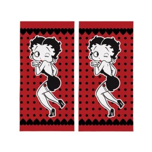 2PACK Personalized Betty Boop Beach Towel Extra Large Swim Pool Towel Microfiber - Picture 1 of 7