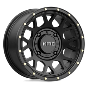 KMC Grenade KS135 Black UTV / ATV Rims: 14x7 4x137 10mm, KS13547048710 - Picture 1 of 6