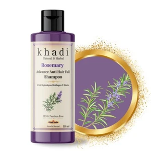 Khadi Rosemary Advance Anti Hairfall Shampoo with Hydrolysed Collagen & Biotin | - Picture 1 of 5