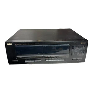 Vintage RCA SCT-520 High Speed Dubbing Dual Stereo Cassette Deck FOR PARTS - Picture 1 of 13