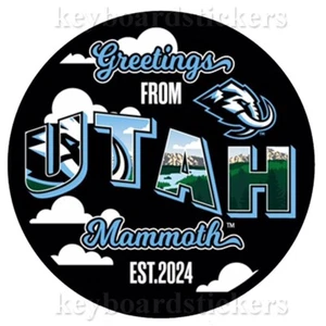 Utah Mammoth EST 2024 - Disco de hockey de recuerdo de saludos desde Utah - NUEVO - Imagen 1 de 2