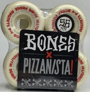 Powell Delivery Bones SPF Pizzanista! Fridge Magnets 56MM Skateboard Wheels RARE - Picture 1 of 2