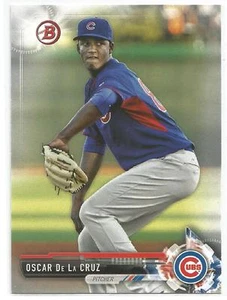 Béisbol Bowman Oscar De LA Cruz Chicago Cubs 2017 - Imagen 1 de 2