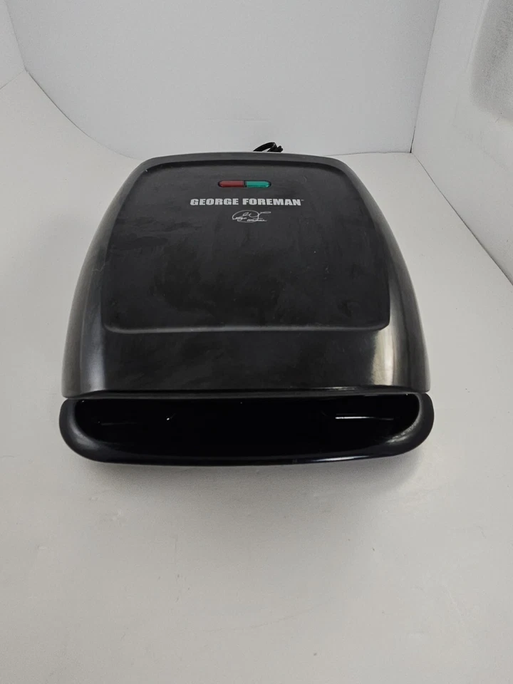 George Foreman 4-Serving Removable Plate Grill and Panini Press, Black, GRP2060B - Image 1 of 4