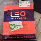 Leo Bideford  high visibility Rail spec Orange polycotton cargo hi-viz trousers