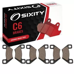 Front + Rear Ceramic Brake Pads 2012 Arctic Cat 350 Set Full Kit Complete fj - Picture 1 of 8