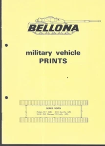 Bellona #7 Militärfahrzeugdrucke Panzer PzKpfw III F M41 Gorilla SU 85 Sherman - Bild 1 von 5