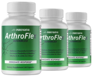 ArthroFlex Advanced - 3 Bottles 180 Capsules - Picture 1 of 9
