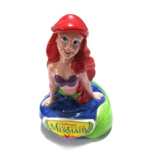 RARE Disney Ariel Little Mermaid Figurine Piggy Coin Bank - Picture 1 of 8