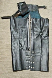 Vintage Event Leather Motorcycle Chaps Size  SX (Small) - Picture 1 of 12