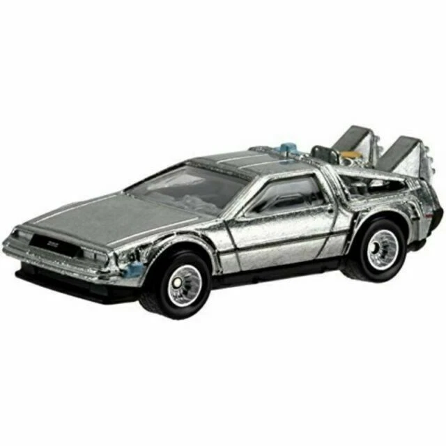 Hot Wheels 1:64 Retro Entertainment Diecast Back To The Future Time Machine Vehicle - DJF49
