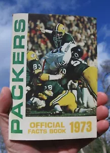 Vintage Green Bay Packers 1973 Official Facts Book Media Guide NFL Football Nice - Picture 1 of 20